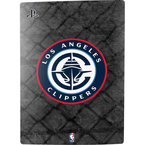 NBA Los Angeles Clippers Black Rust PS5 Digital Edition Console Skin